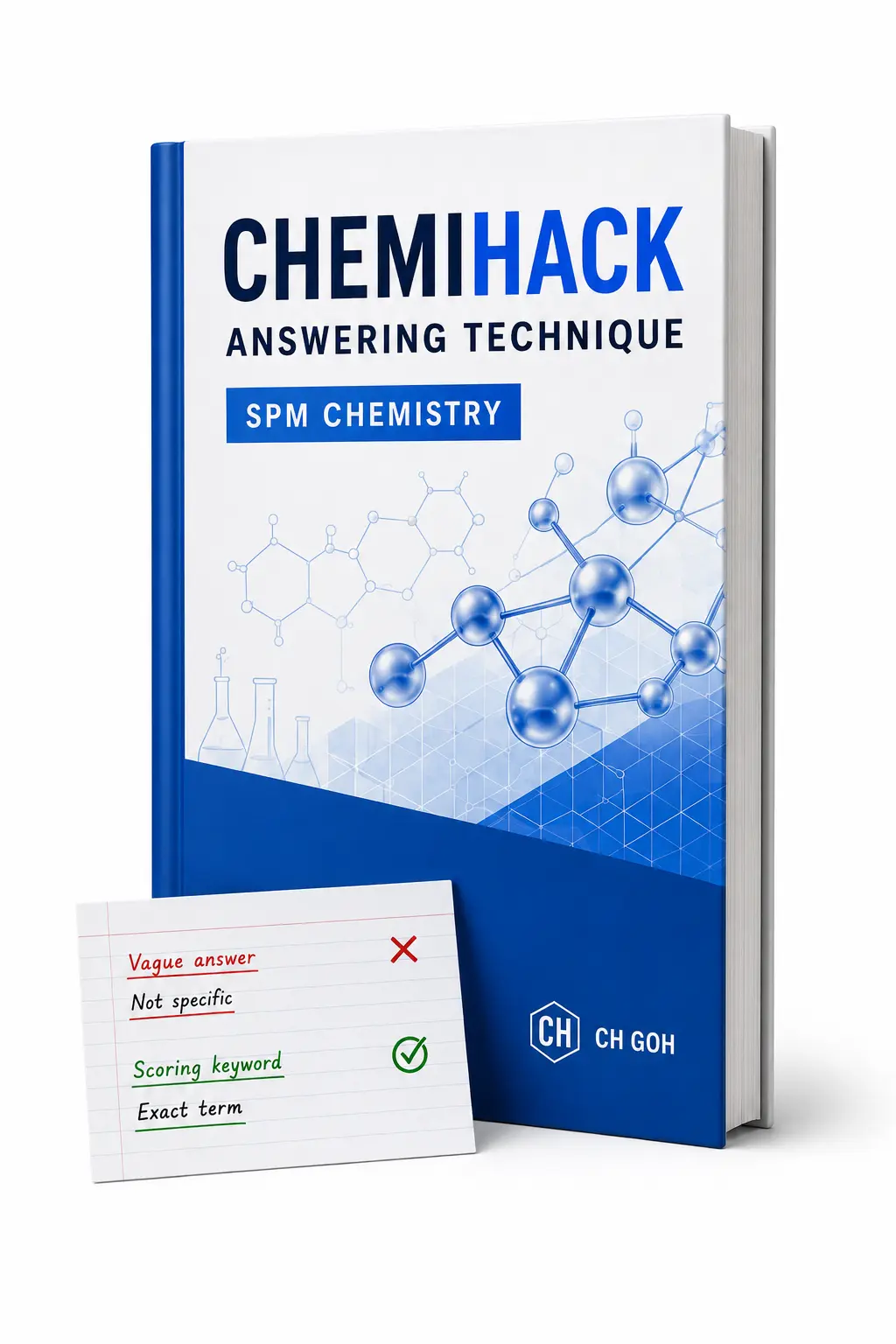 ChemiHack Answering Technique SPM Chemistry guide and answer check card