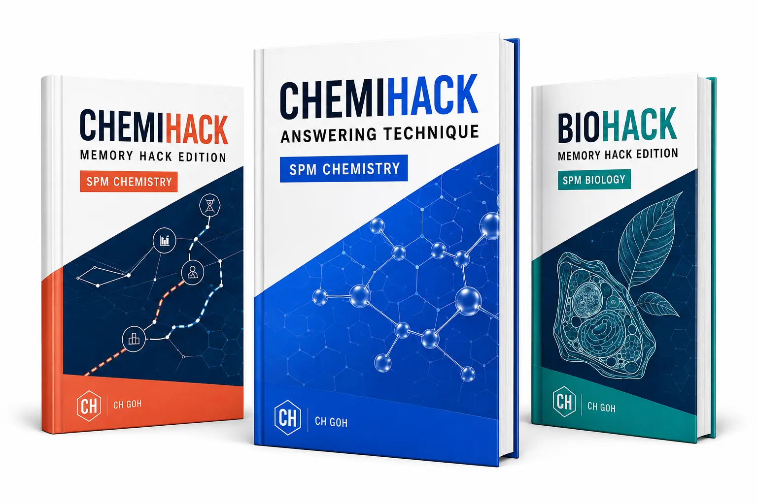 ChemiHack Answering Technique, ChemiHack Memory Hack and BioHack study guides by CH GOH